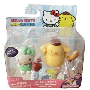 Sanrio Sweet & Salty Hello Kitty Pompompurin Mini Figures 2 Pack Series 1 NEW